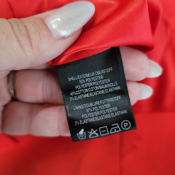 Belle Badgley Mischka NWT Red Sleeveless Sheath Dress Size 10 open cross back - Picture 4 of 10